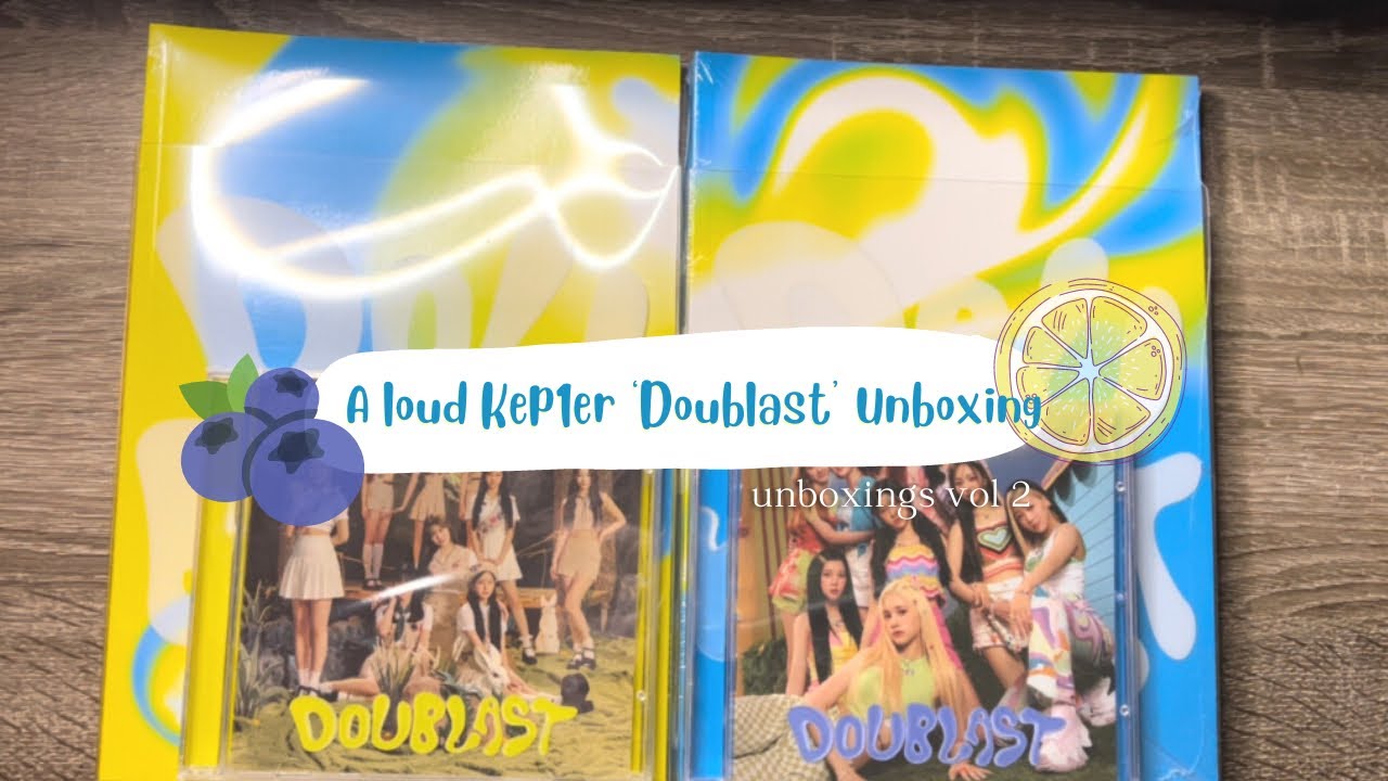 kep1er doublast album unboxing 케플러 언박싱 (head phone warning) ♡ | album unboxing vol 2