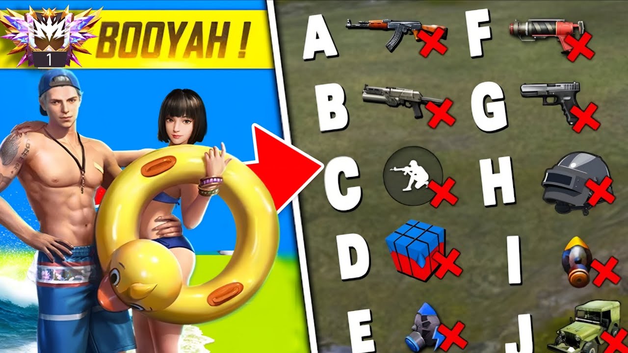 A to Z Challenge in Garena Free Fire