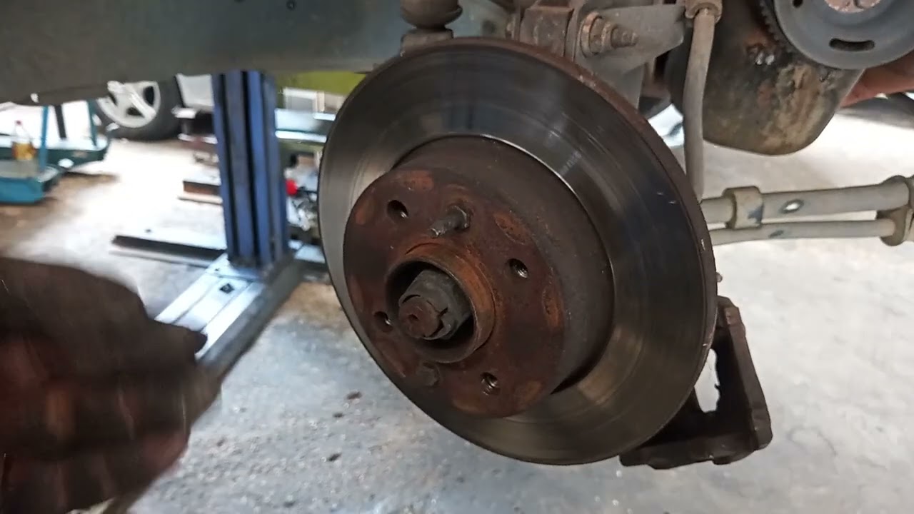 troca pastilha e disco de freio , Fiat uno mille