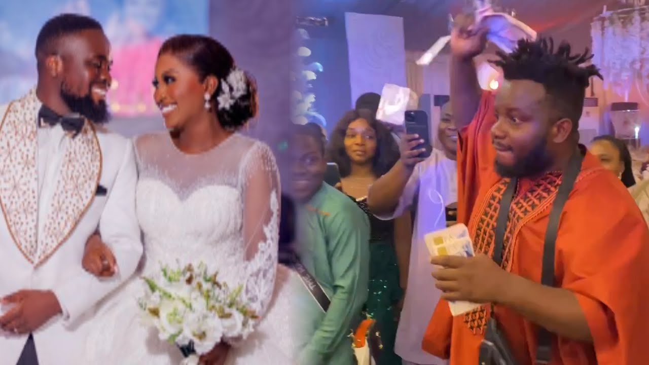 Sabinus Spray Sirbalo Millions Of Cash At His Wedding