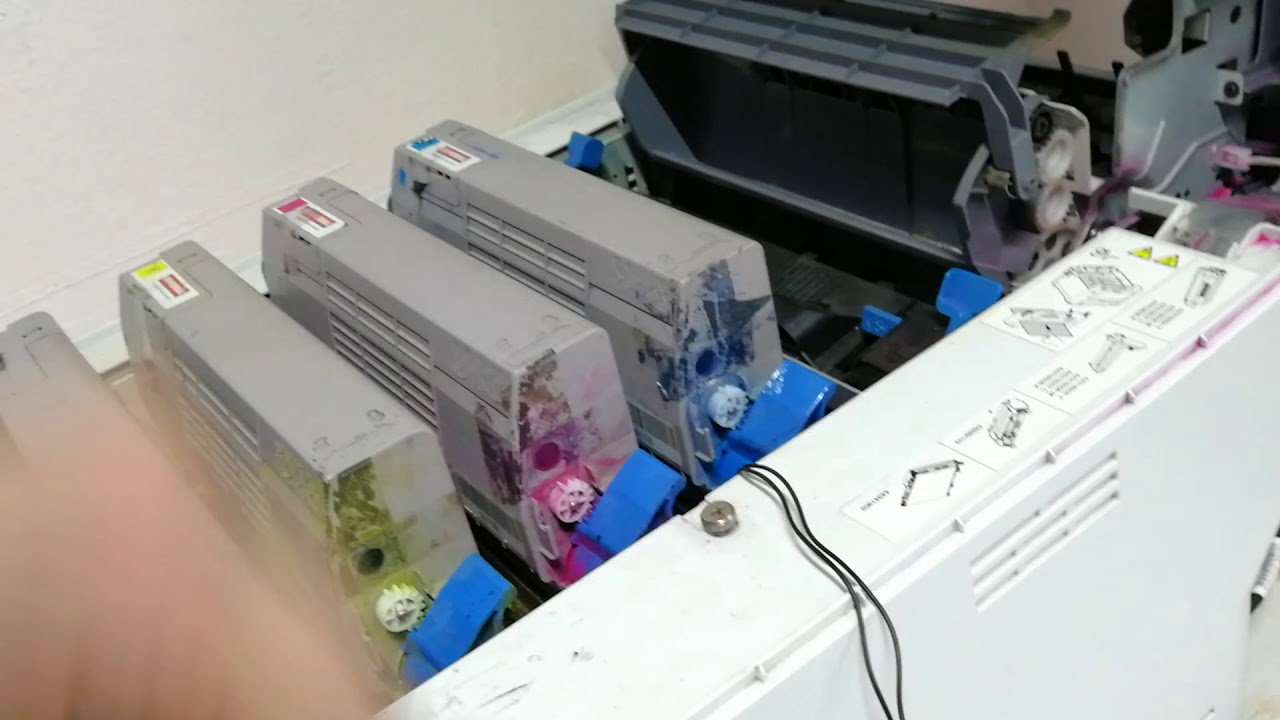 Сброс счетчика фотобарабана ОКИ С710 (Drum Unit reset OKI C710)