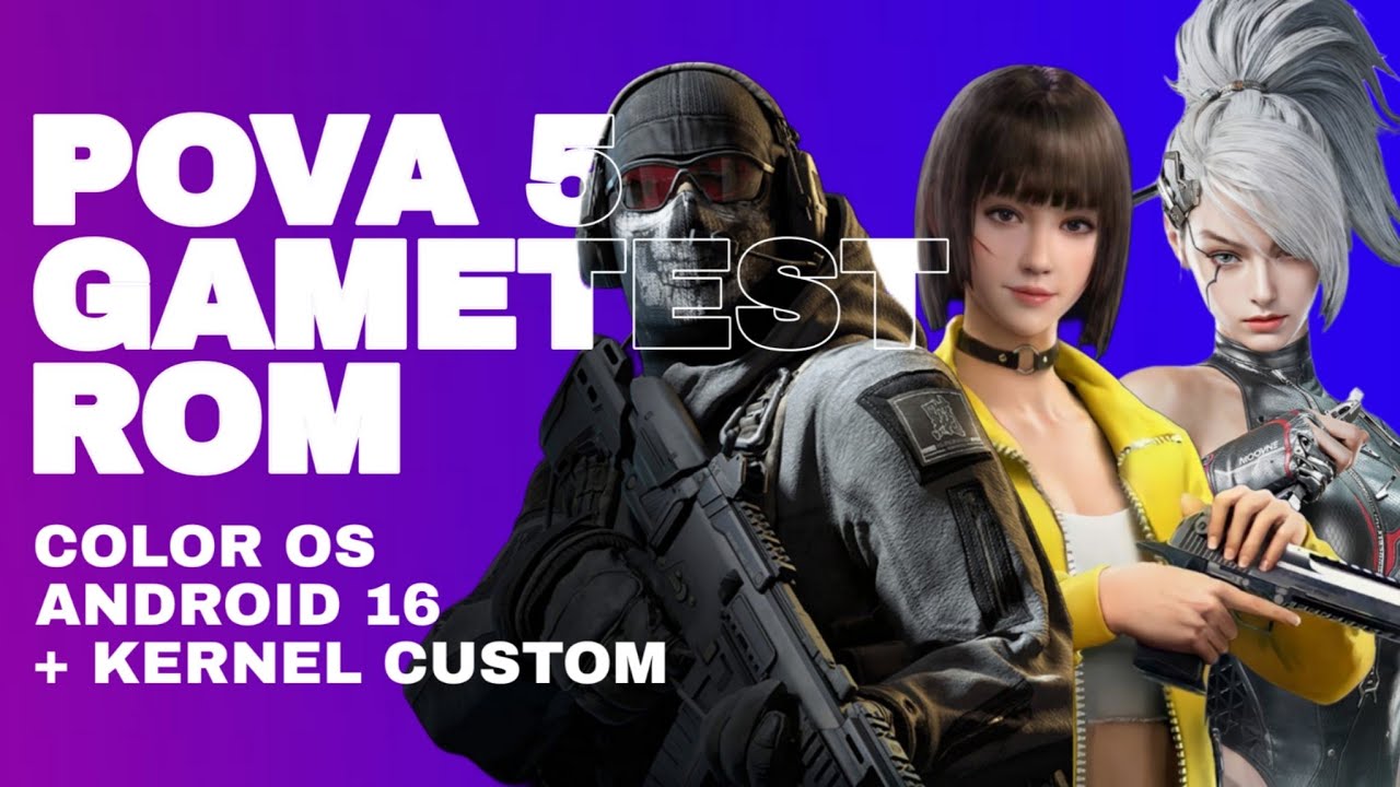 COLORS 16 GAMING TEST - POVA 5