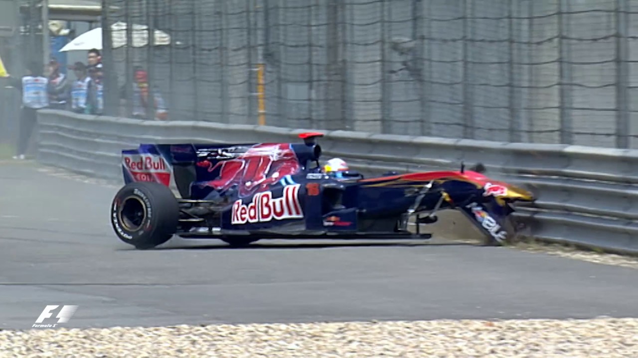 Sebastien Buemi's Wheels Come Off | 2010 Chinese Grand Prix