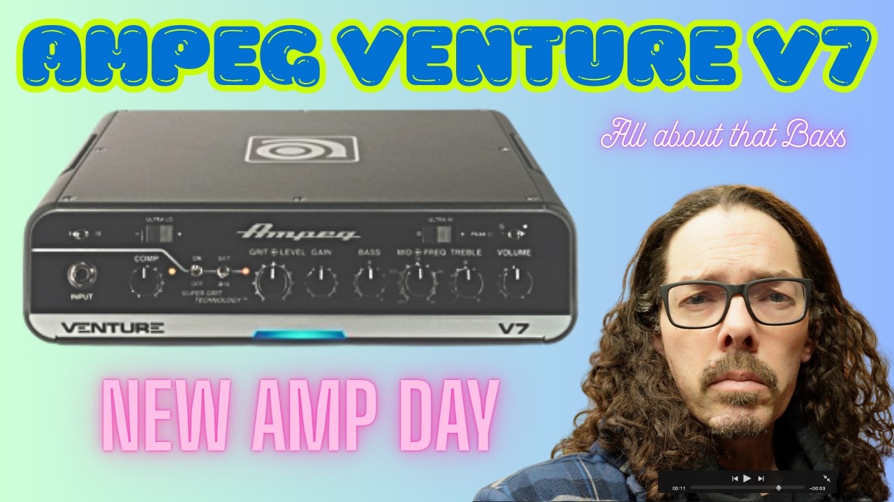 Ampeg Venture v7 Amp Head Unboxing (Better Sound?)