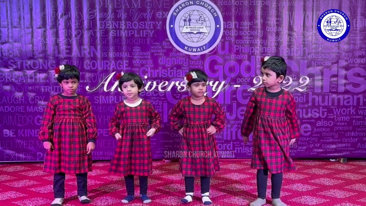 MINNI THILANGUM I ACTION SONG I ANNIVERSARY 2022 I SHARON CHURCH.KUWAIT