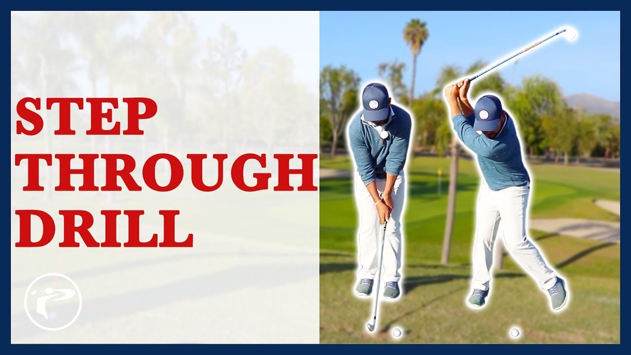 Golf Transition Drills - STEP THROUGH DRILL!