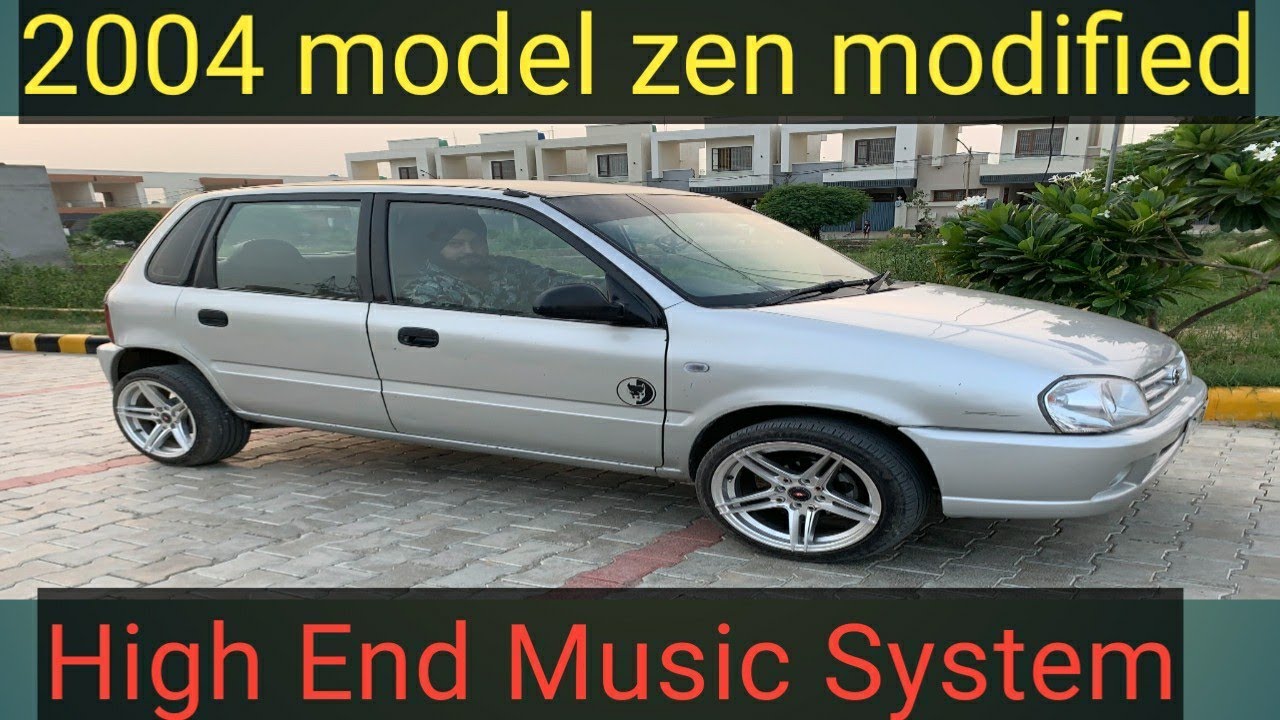 Maruti Zen Modified | 15Inch Alloy Wheels | High End Music System | led lights | Zen Modification |