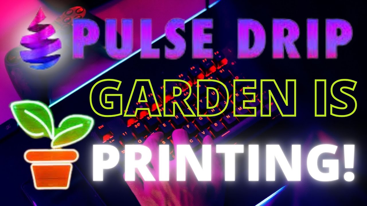 Pulse Drip Garden is PRINTING!!!!