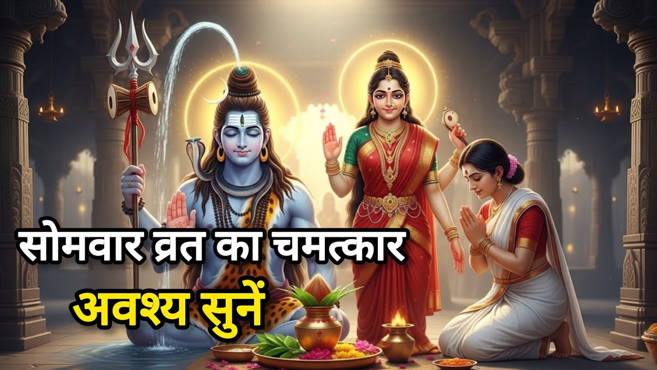 एक स्त्री की भक्ति और सोमवार व्रत का चमत्कार | शिव कथा 🙏