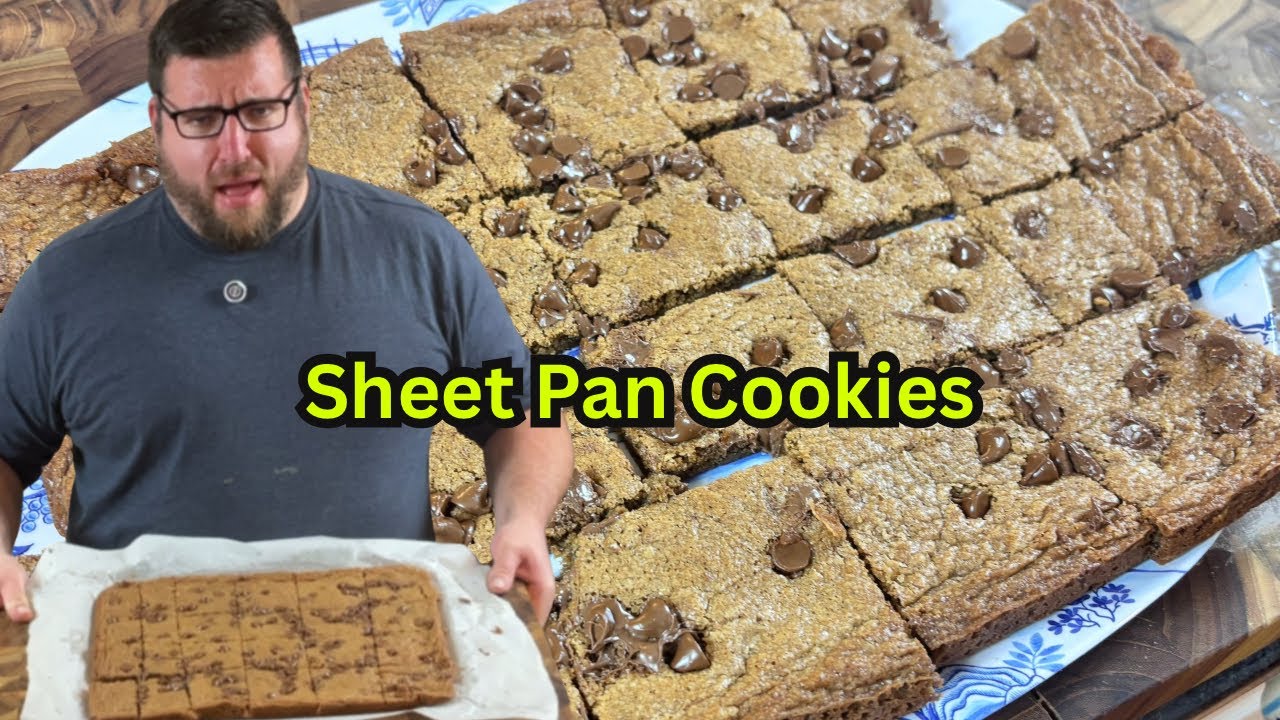Homemade Sheet Pan Cookies (Dads way)