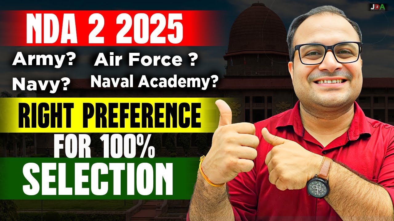 URGENT 🔥 | Fill This Preference For UPSC NDA 2 2025 Exam !! 🤩
