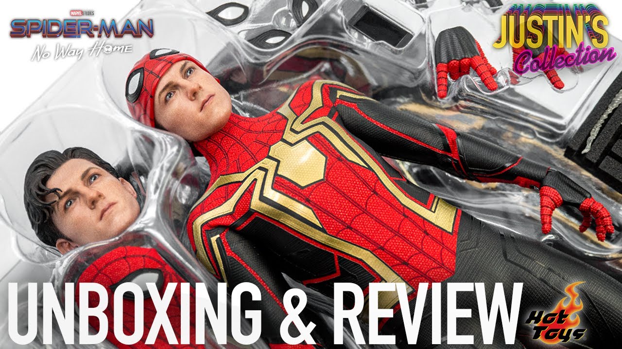 Распаковка и обзор интегрированного костюма Человека-паука от Hot Toys No Way Home