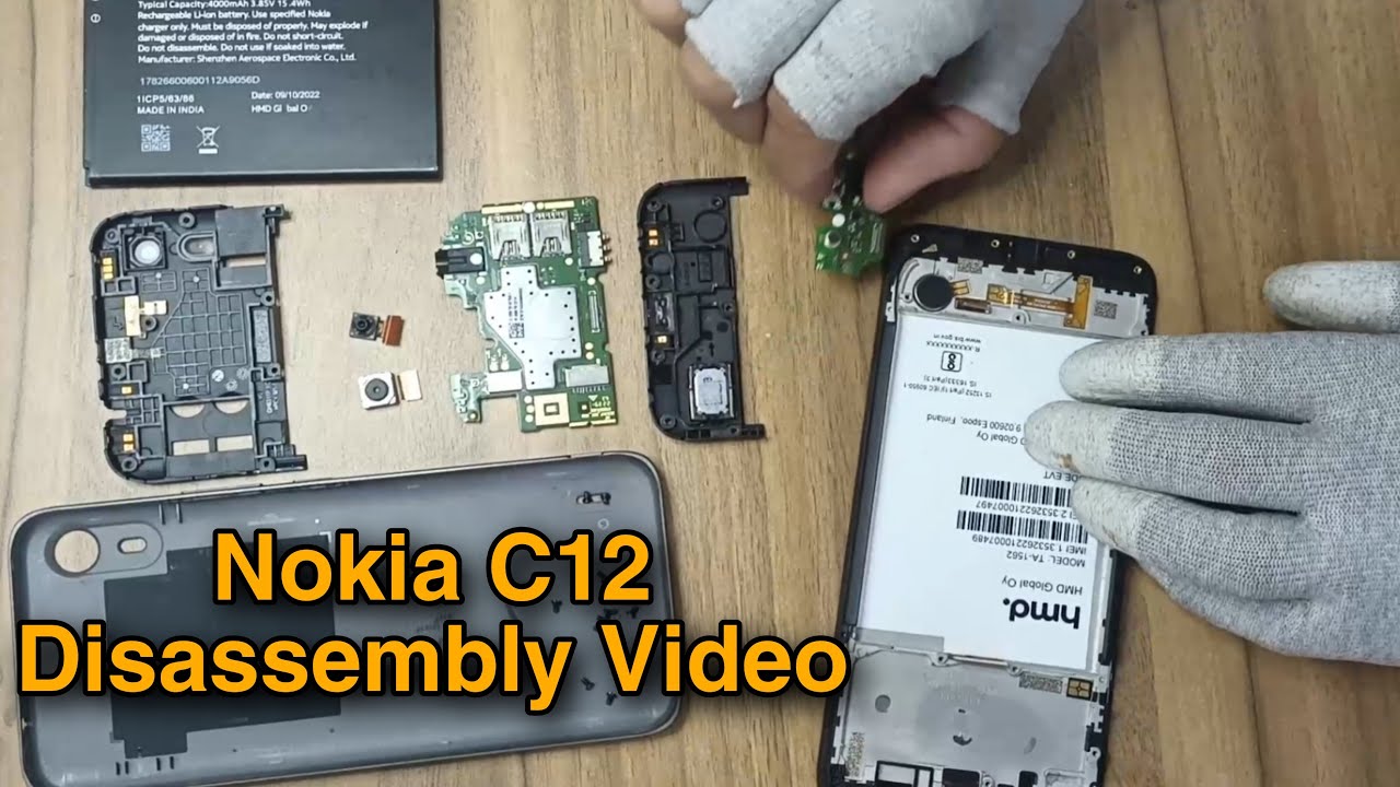 Nokia C12 Disassembly Video