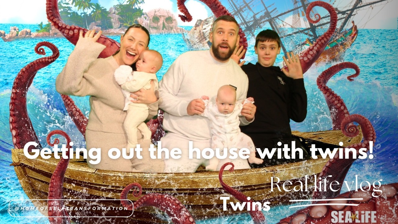 Life with Twins at 3 Months | Sea Life Brighton Family Day
