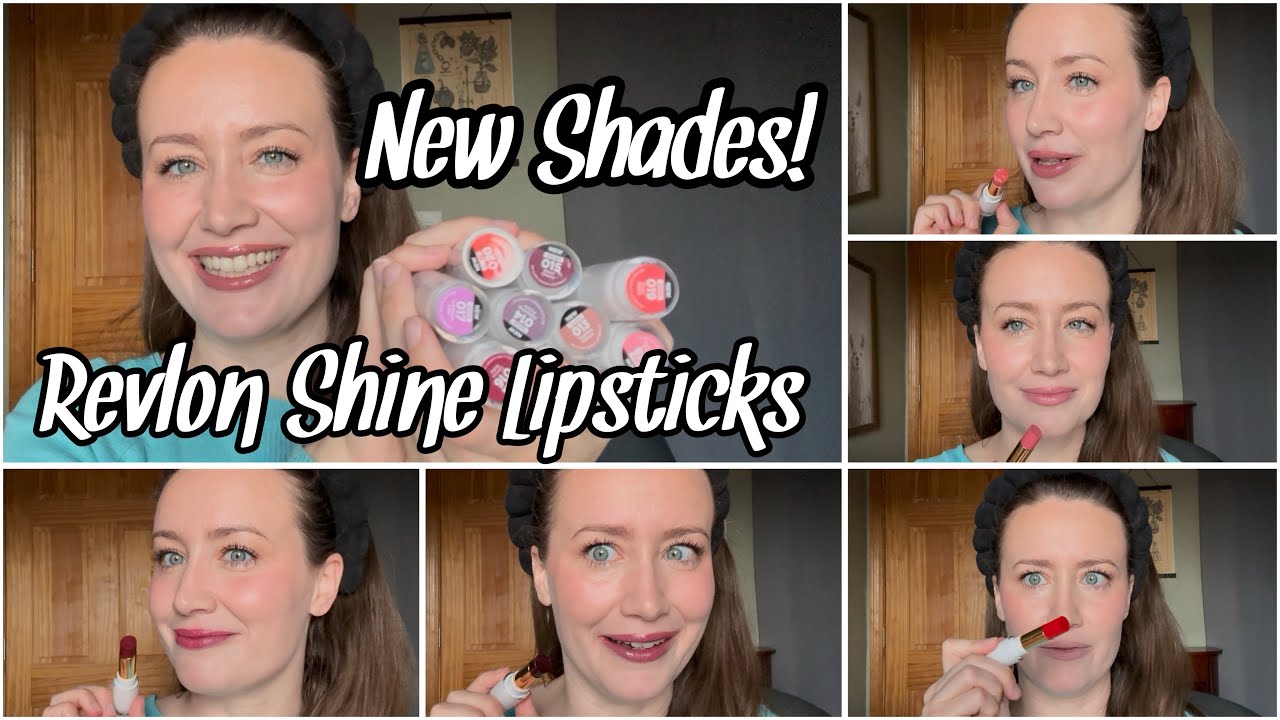 Revlon Shine Lipsticks Lip Swatches, Part 2