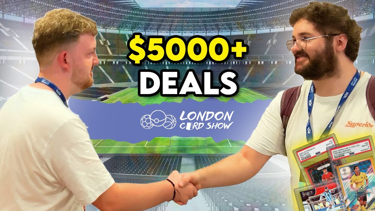 I got CASHED OUT at the London Card Show Day One! | Vendor POV