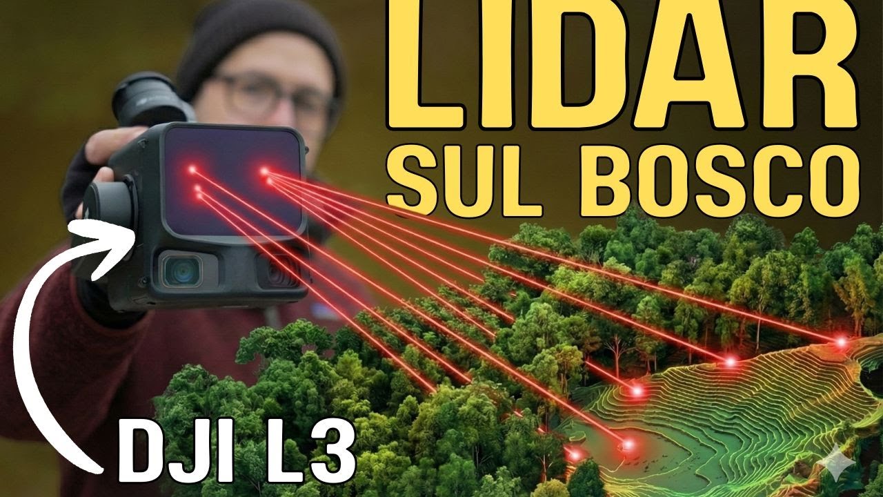 DJI L3 - Come fa un Lidar su un drone a penetrare la vegetazione?