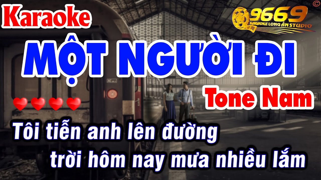 Karaoke Một Người Đi | Tone Nam | Long Ẩn Organ 84 Karaoke 9669 Nhạc Sống 🎵