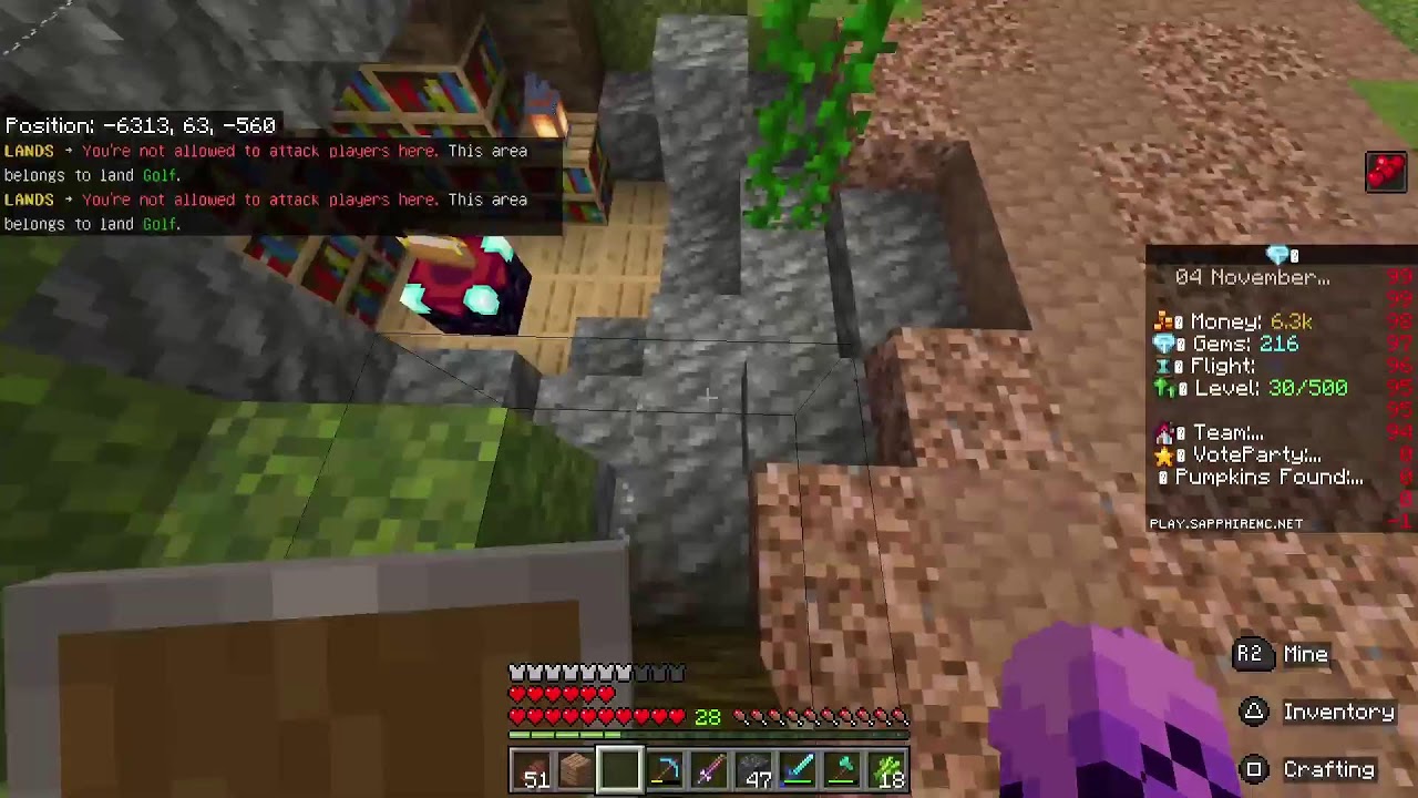 Viewer smp play.sapphire.net port:19123