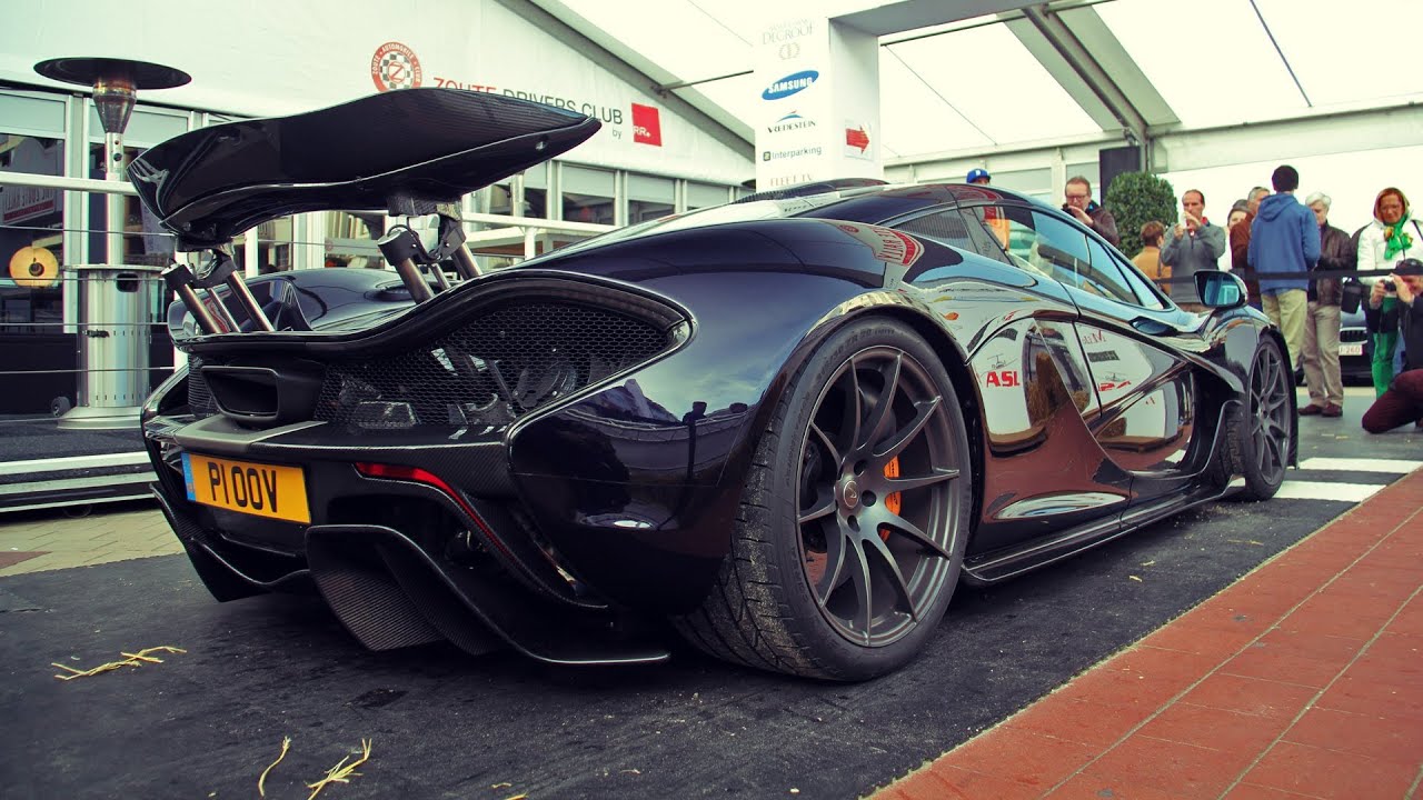 McLaren P1 on display at the Zoute Grand Prix 2013