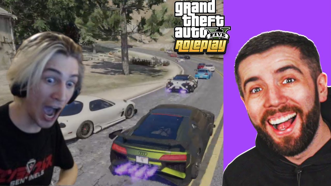 Racing Against xQc In GTA 5 RP!