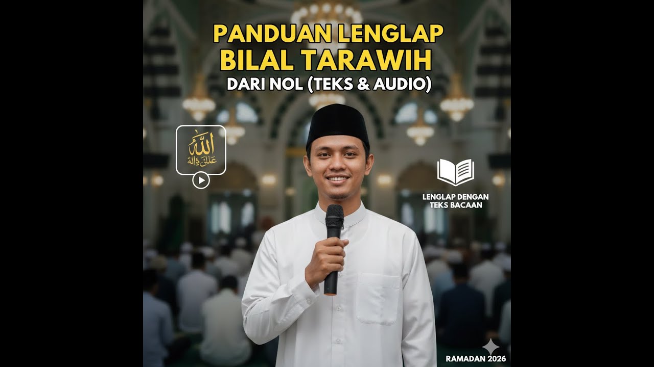 Cuma 4 Menit!! Langsung bisa jadi Bilal Tarawih 20 Rakaat