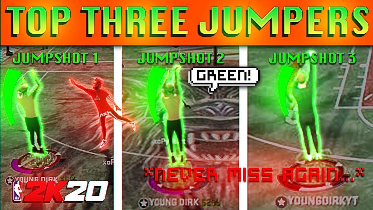 The TOP 3 BEST JUMPSHOTS IN NBA 2K20 AFTER PATCH! 110% GREENLIGHT!