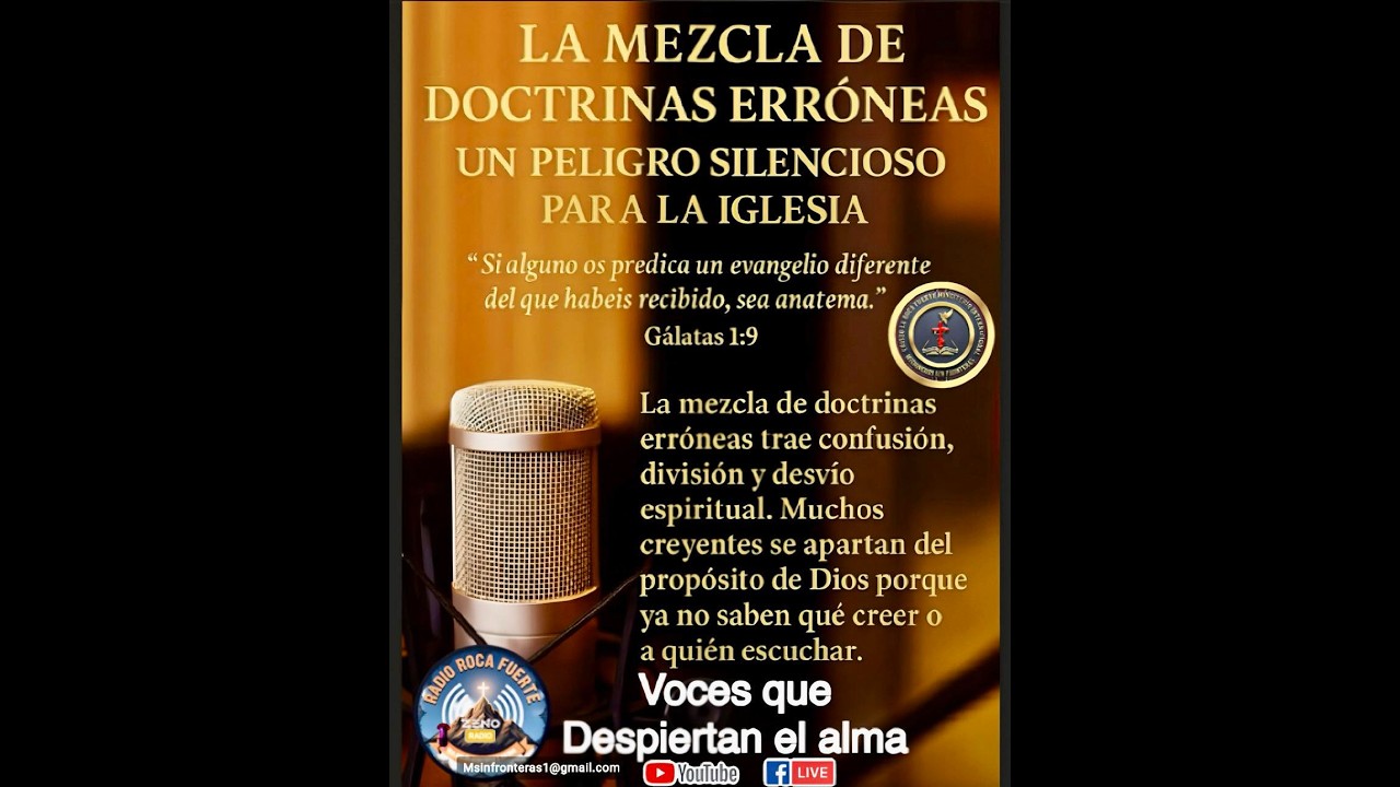Tema: Que es la mezcla de doctrinas y porque es peligrosa Galatas 1:6-9