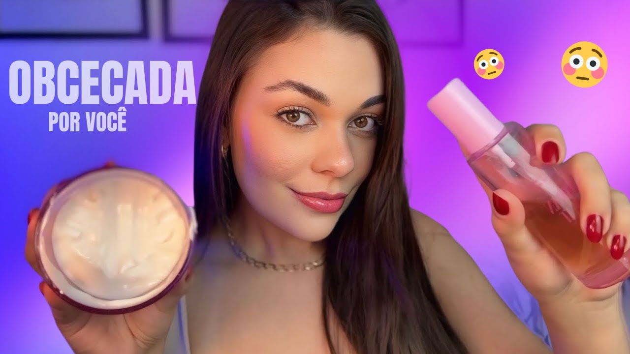 A menina obcecada faz massagem em você (ASMR) 😳🧴