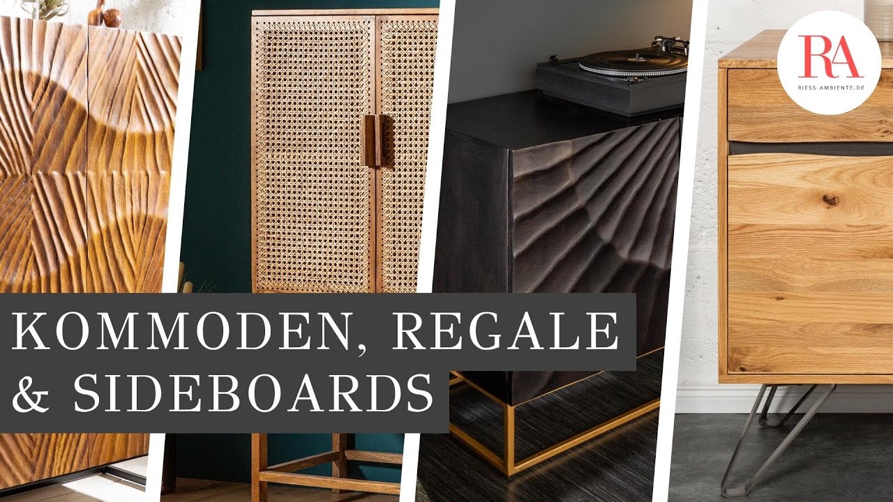 Kommoden, Sideboards und Regale: Design Schr&auml;nke aus hochwertigen Materialien | Riess-Ambiente.de