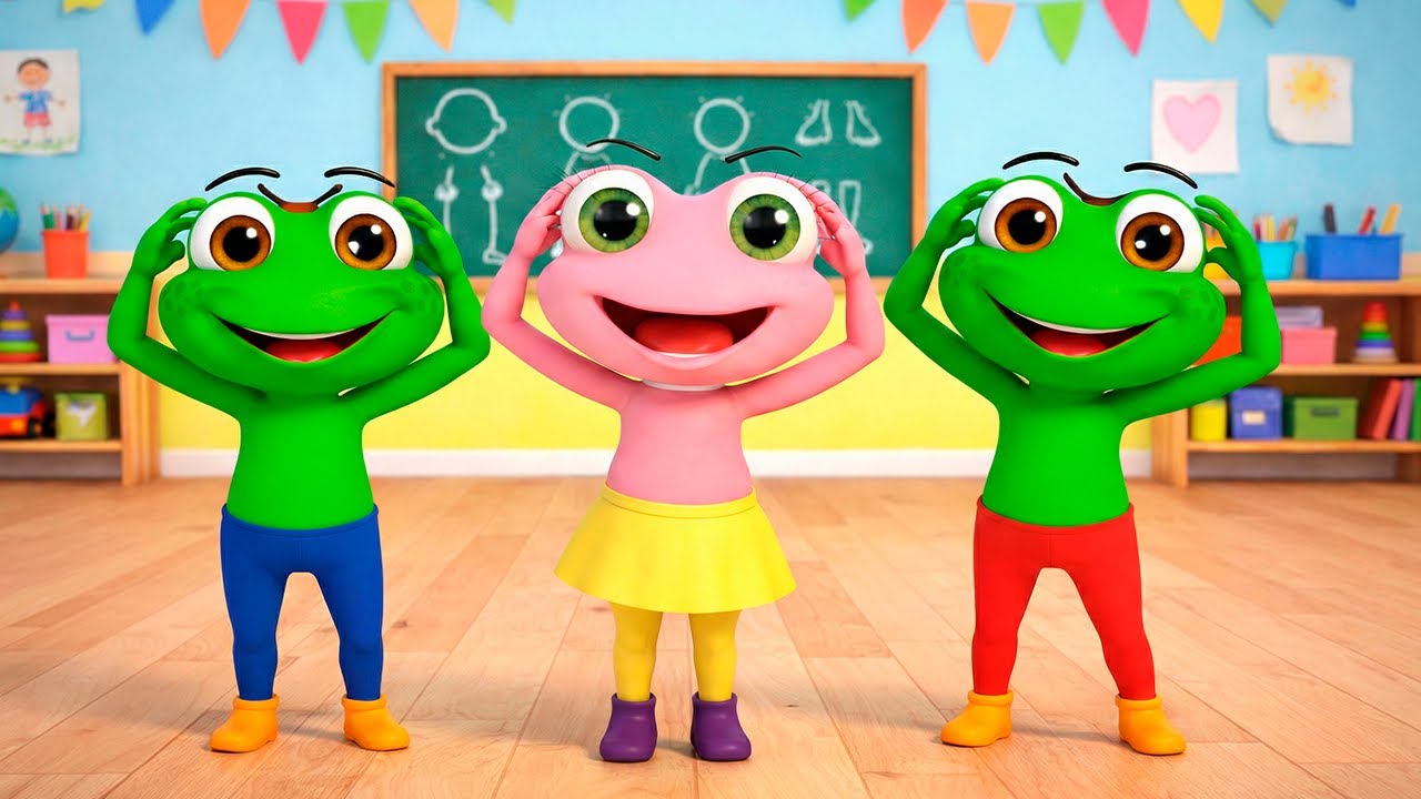 Cabeza, Hombros, Rodillas y Pies 👧🧒 | Canciones Infantiles Educativas | Partes del Cuerpo