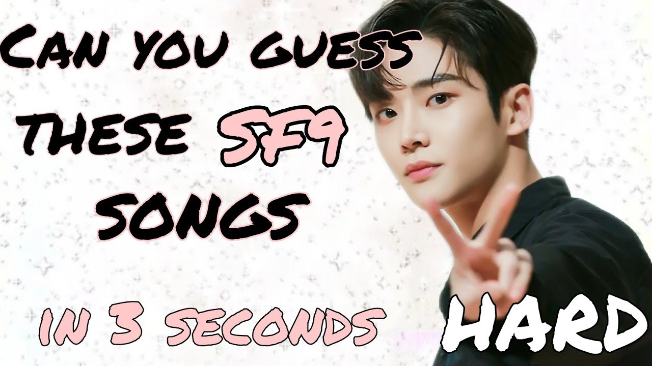 [KPOP GAMES] CAN YOU GUESS THESE SF9 SONGS IN 3 SECONDS // HARD