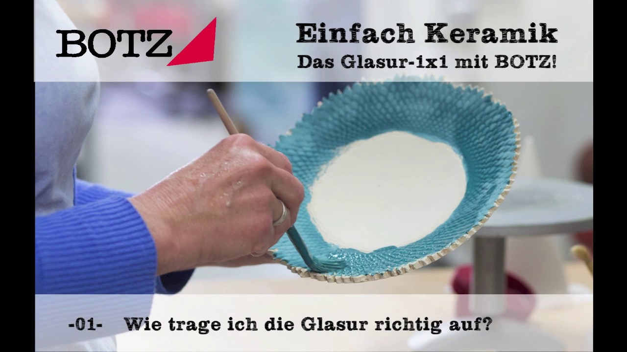 Einfach Keramik:  -1-  Glasurauftrag