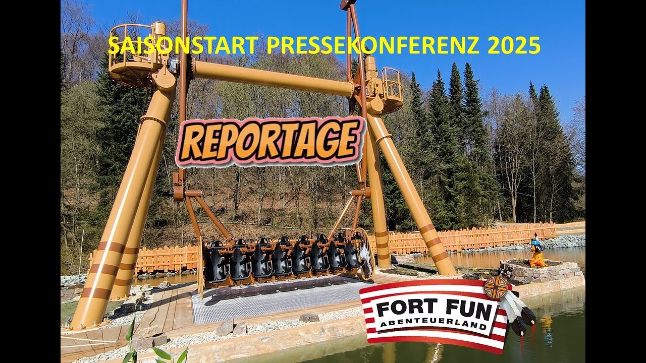 Fort Fun Abenteuerland 2025 - Alle Neuheiten - Saisonstart Pressekonferenz 2025 - Wild Swing Onride