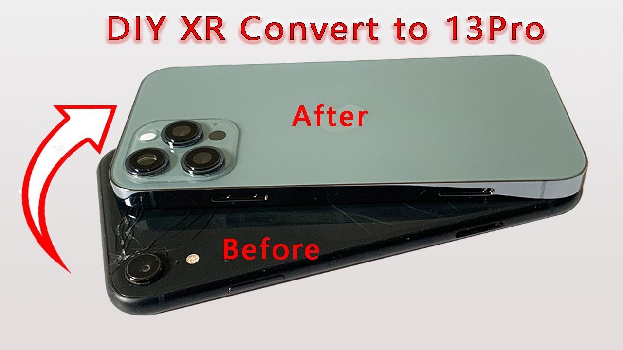 How To Convert iPhone XR to iPhone 13 Pro, DIY iPhone 13 Pro