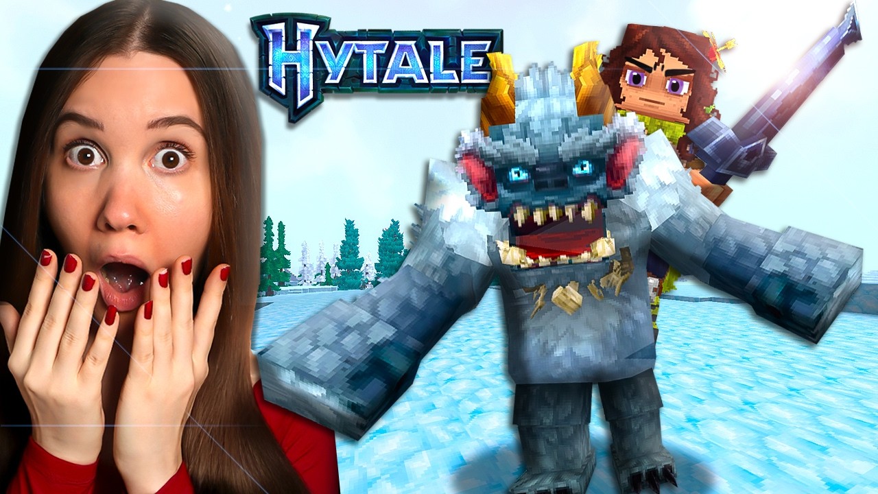 Metsästin JÄTTILÄISIÄ Jäävuorilla! | Hytale #2 (1h spesiaali)