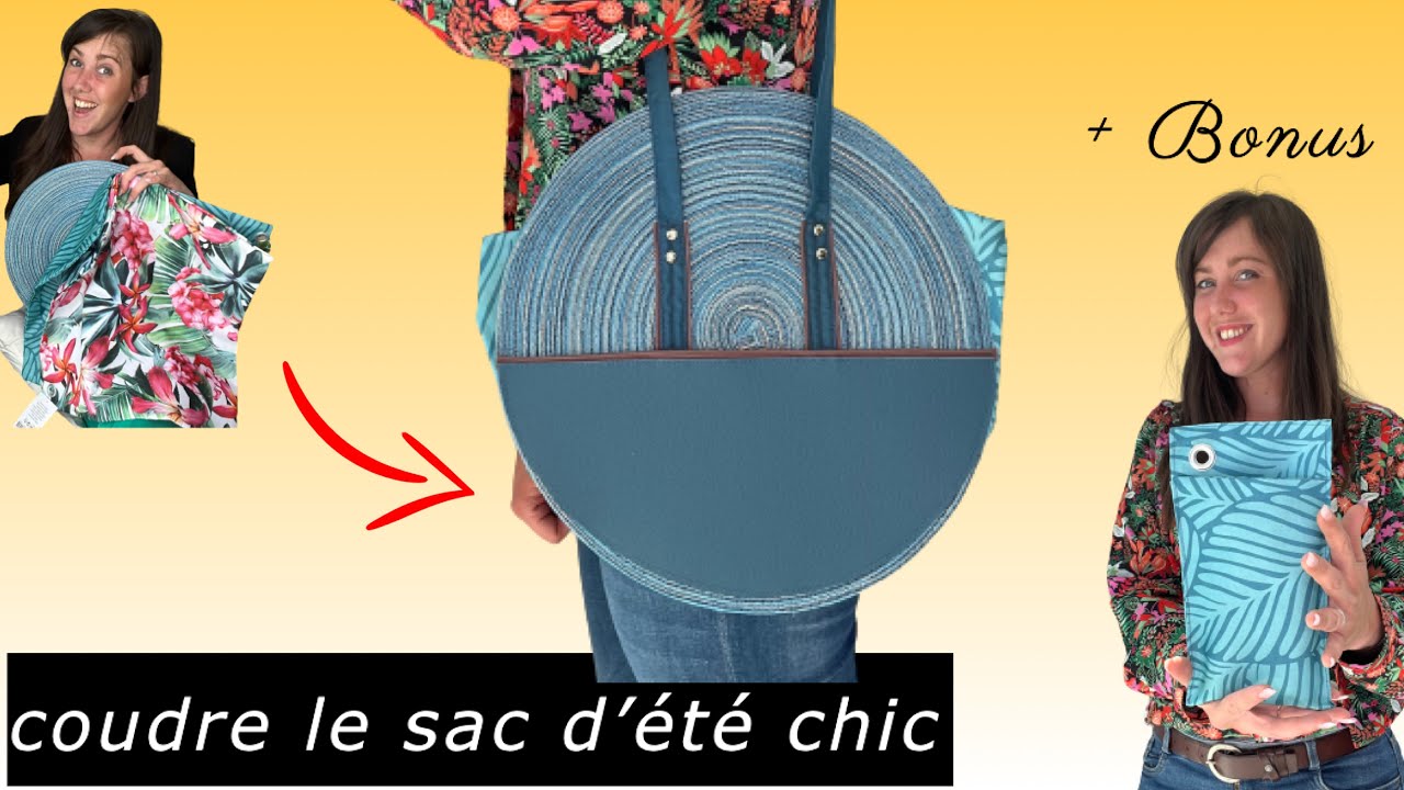 TUTO COUTURE - coudre le sac d’été chic #action