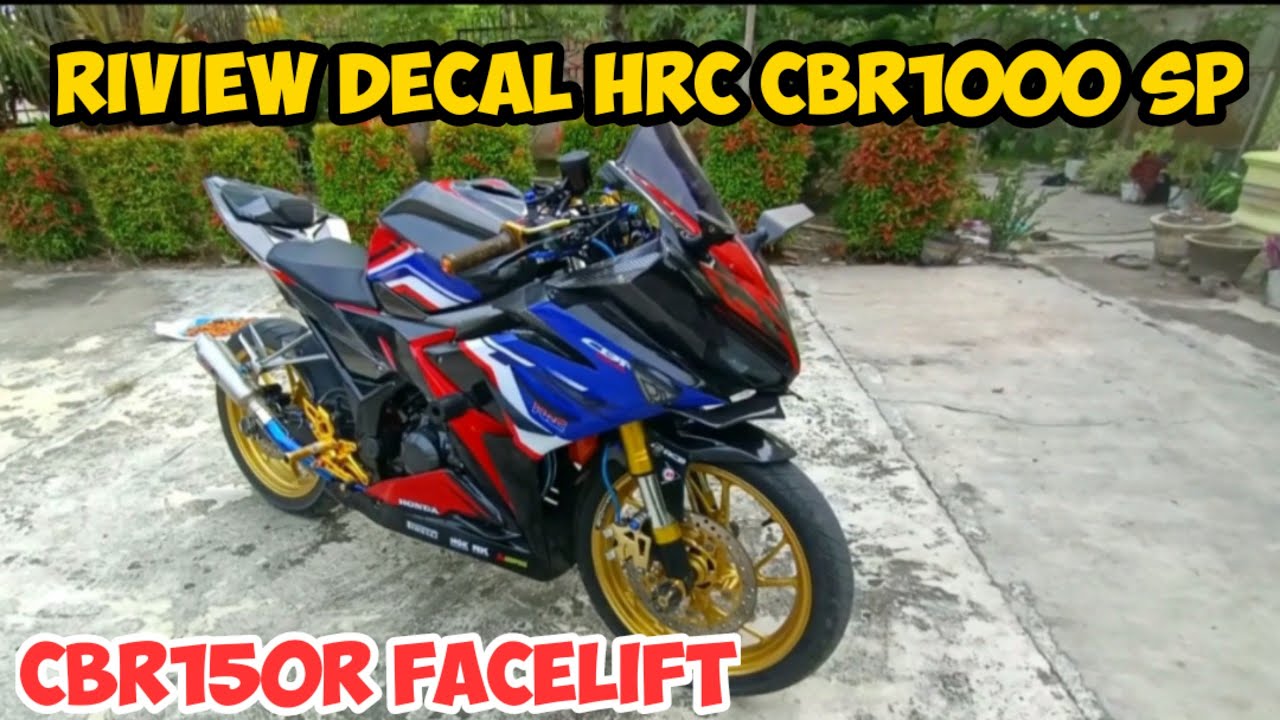 Decal cbr 150r facelift || livery hrc keren full