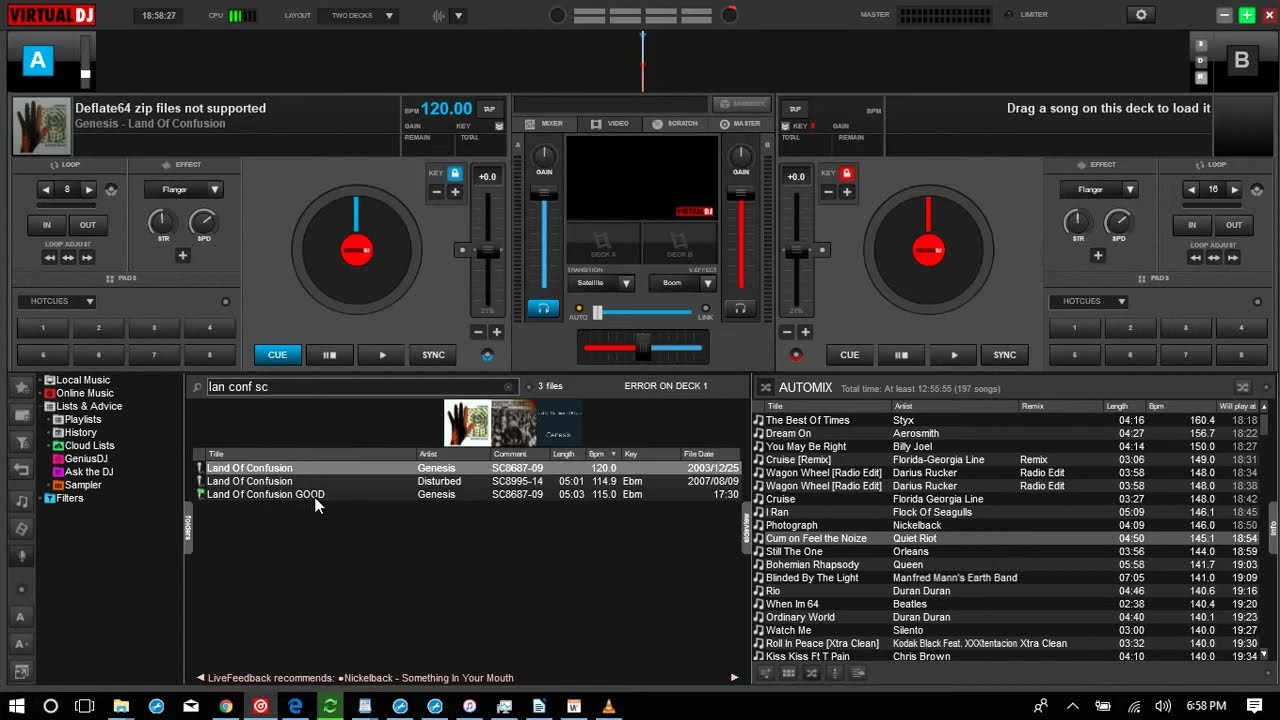 FIX for DEFLATE64 ERROR in Virtual DJ 8