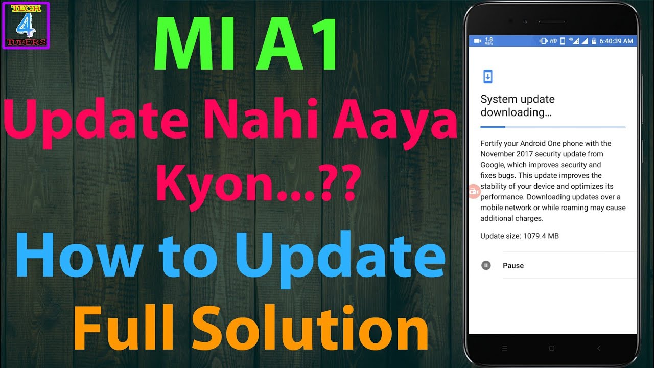 How to update MI A1 to latest update|| Mi a1 update not came|| solution for Mi A1 update