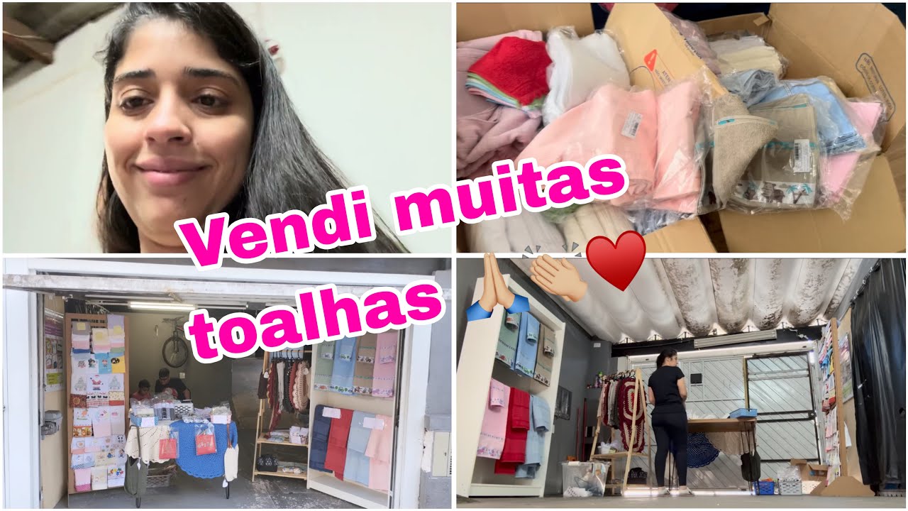 Foi sucesso as toalhas na lojinha 🤩 2 final de semana com novidades na loja da garagem 🙌🏼🫶🏼