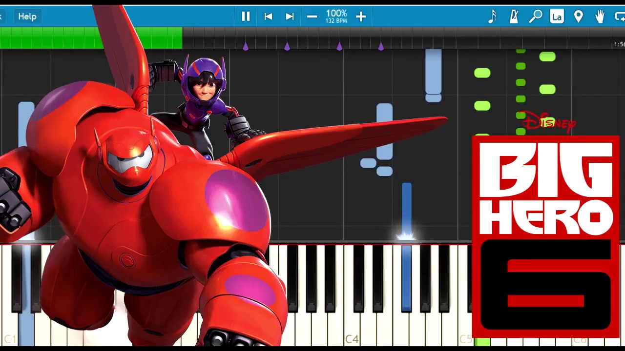 Big Hero 6: First Flight (by Pandatooth) Piano Tutorial/Sheets