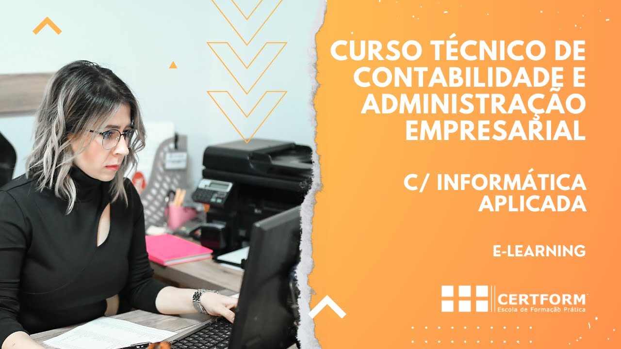 💼👩‍🎓Curso Técnico de Contabilidade e Administração Empresarial - E-Learning em abril de 2024