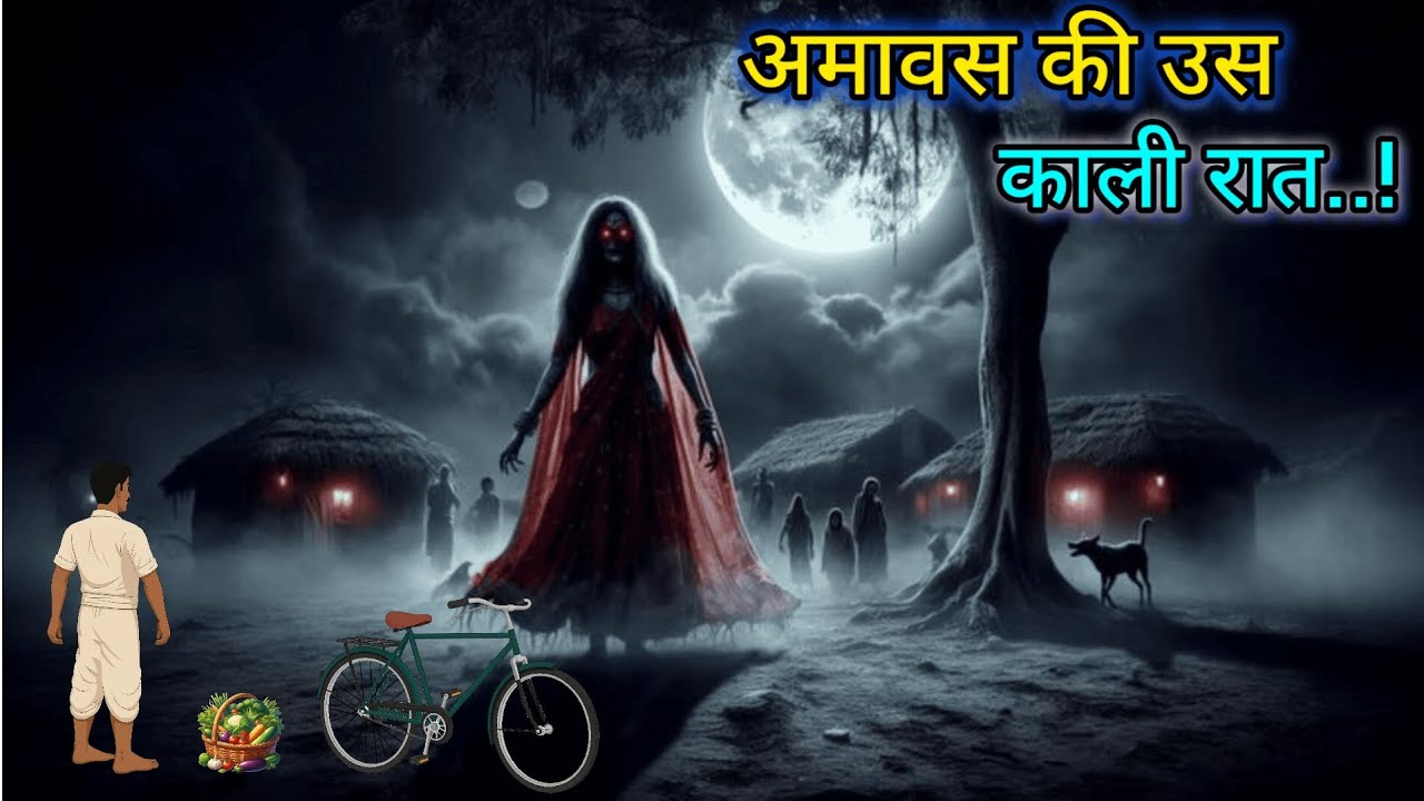 अमावस की उस काली रात | Hindi Story | Cartoon Story | Horror Story I Hindi Kahaniyan I