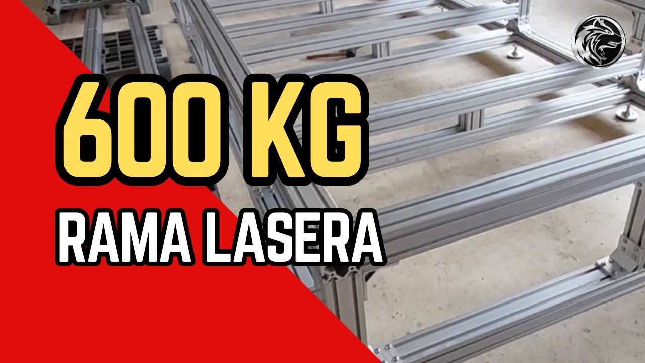 Budowa ramy lasera DIY V1 | transport, wiercenie, montaż