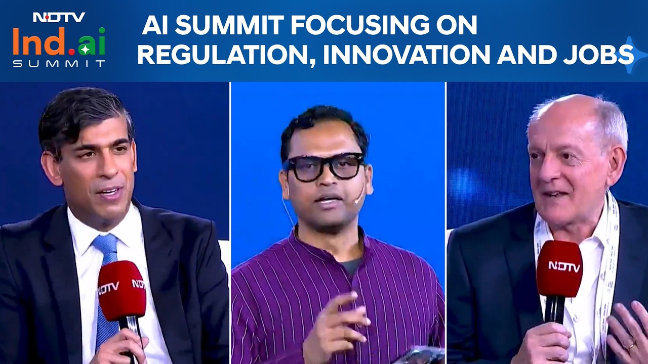NDTV Ind.AI Summit | AI Summit Focuses On Regulation, Innovation And Jobs