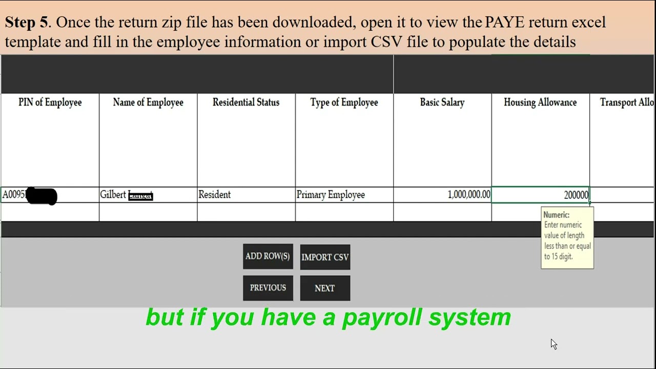How to file PAYE returns on itax portal together with affordable housing levy