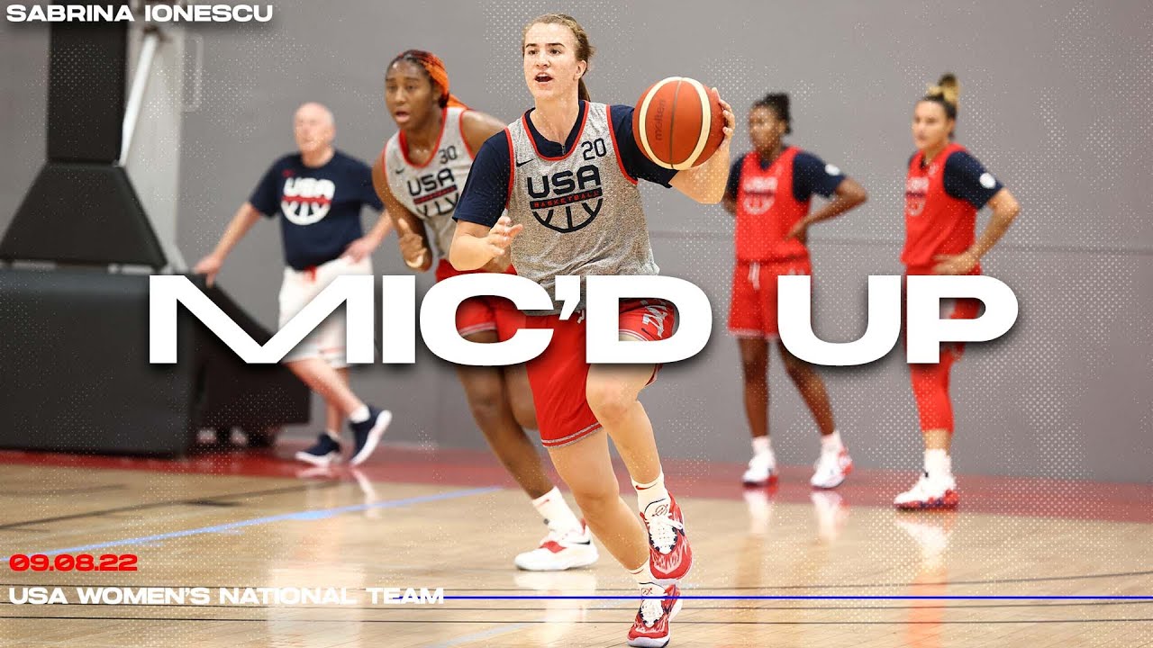 MIC'D UP // Sabrina Ionescu at USA Basketball Training Camp