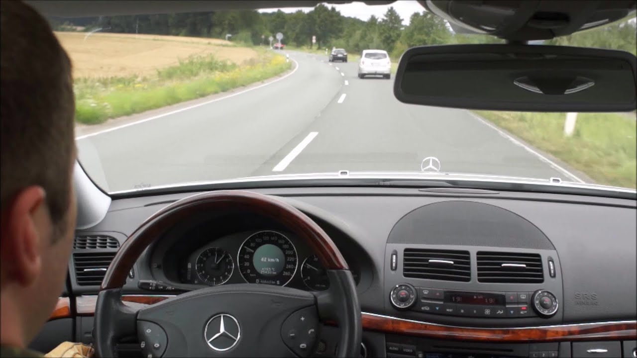 Mercedes-Benz E 280 CDI-T 3.2 - W211 - S211 - OM648 Turbodiesel - Autobahnfahrt