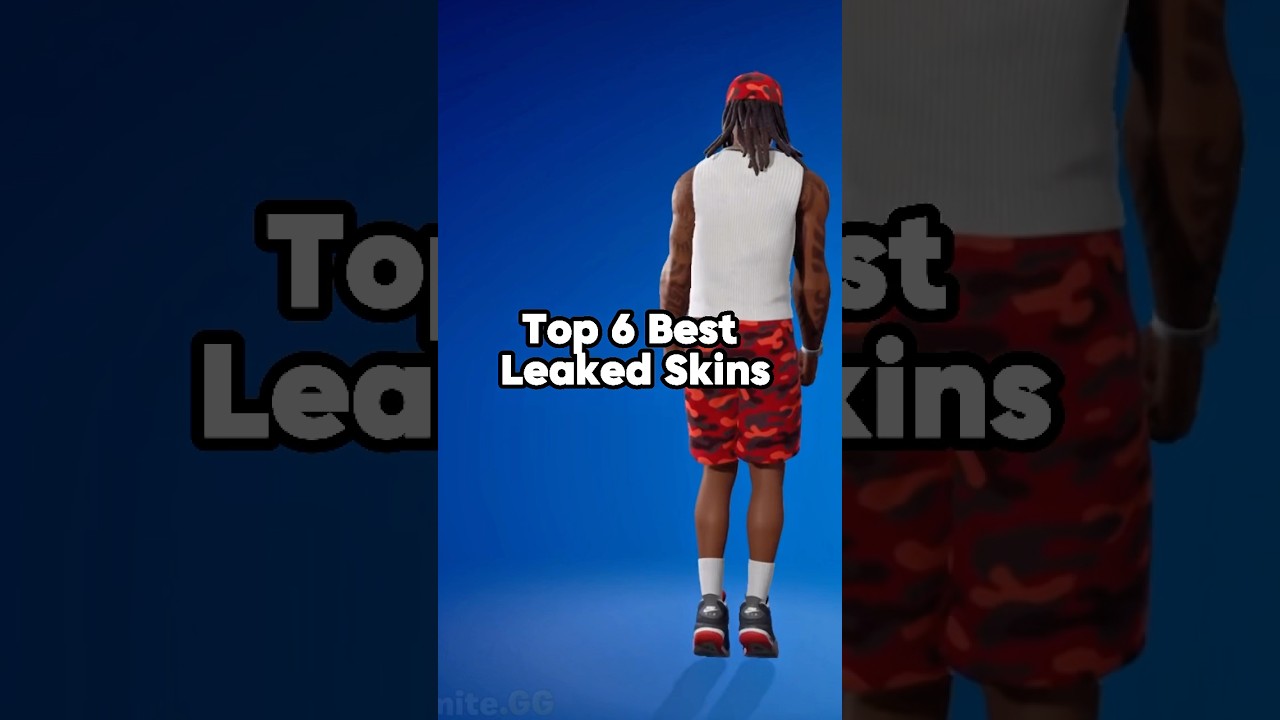 Top 6 Best Leaked Skins #ad #fortnite #fortnitecollab #fortniteleaks